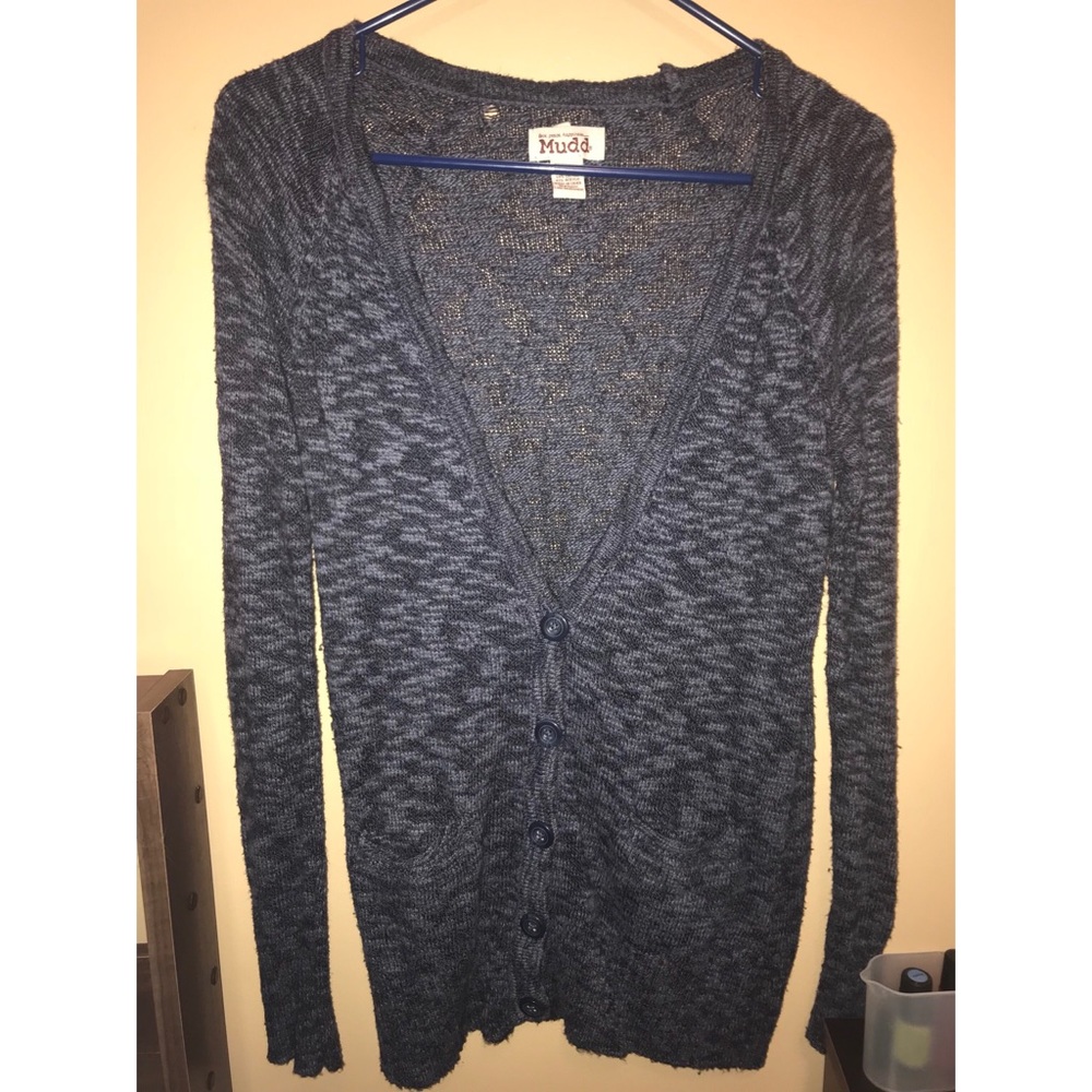 Purple Full Length Cardigan